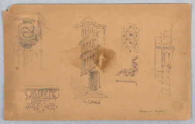 Detalles arquitectónicos en Nevers