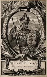 Retrato de Moctezuma, rey de México