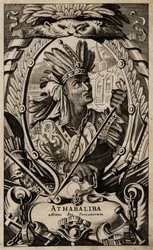 Retrato de Atahualpa, rey de Perú
