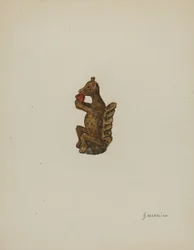 Figura de ardilla alemana de Pensilvania