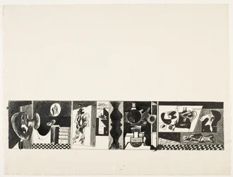 Sin título, c.1931/32 (pluma y tinta sobre lápiz de grafito)