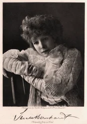 Sarah Bernhardt, actriz francesa, 1901