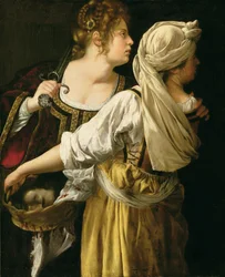 Judith y su sirviente (óleo sobre lienzo)
