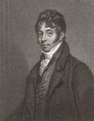 John Cunningham Saunders. Retrato. (impresión)