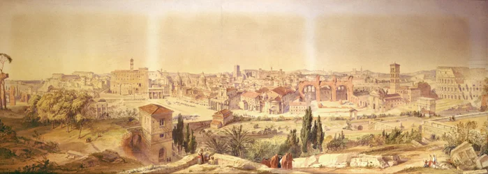Roma como es, desde la colina Palatina