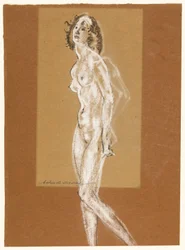 Desnudo femenino de pie
