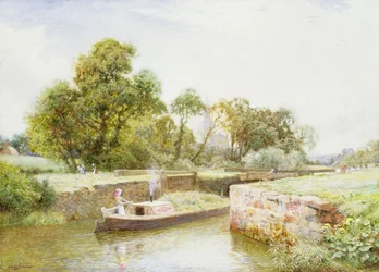 Esclusa de Stratford (acuarela)
