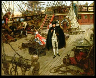 El primer día de Nelson en la marina