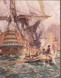 El hilo del artillero, ilustración de 