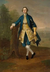 Retrato de un hombre en azul, 1785