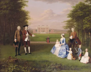 Robert Gwillym de Atherton y su Familia