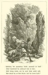 Sir Calidore, caballero de la cortesía, bestia con mil lenguas