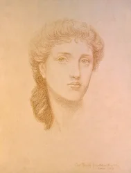 Cabeza de una niña