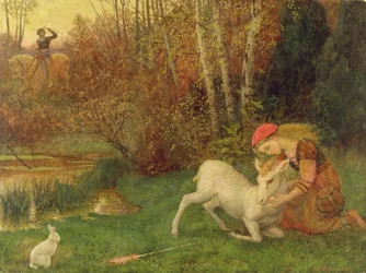 La cierva blanca, c.1870