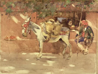 Un camino en Granada, 1891