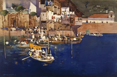 Un puerto mediterráneo