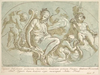 Venus rodeada de putti