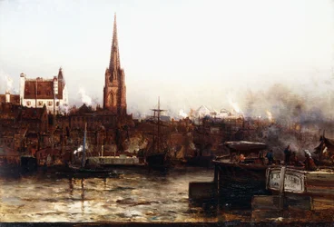 Trinidad desde el río, 1880
