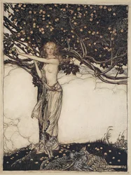 Freia, la hermosa, ilustración de 
