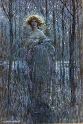 Helena: Ilustración de Arthur Rackham para El sueño de una noche de verano de William Shakespeare