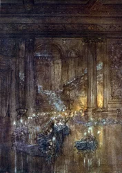 Ilustración de Arthur RACKHAM (1867-1939) para El sueño de una noche de verano de William SHAKESPEARE