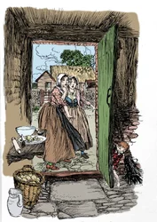 Ilustración de Arthur Rackham para El sueño de una noche de verano de William Shakespeare
