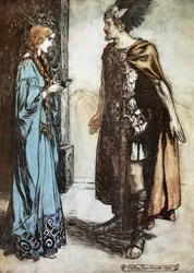 Ilustración de Siegfried y el ocaso de los dioses, 1924