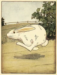 Peter nunca dejó de correr, de El cuento de Peter Rabbit, pub. 1916