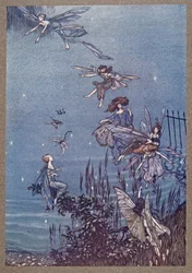 Las hadas del Serpentine, de Peter Pan en los Jardines de Kensington de J M Barrie, pub. 1906