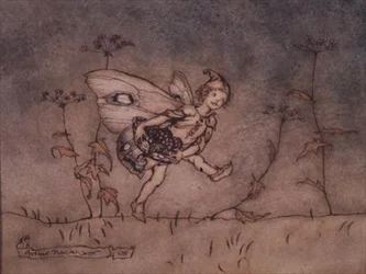El elfo asistente de Bottom, ilustración de 