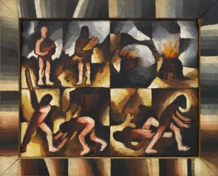 Caín y Abel ciclo del Antiguo Testamento, 1918