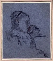 Retrato de una niña sentada, c.1870