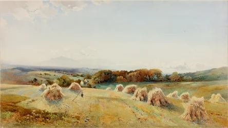 En las colinas de Windermere, antes de 1909 (Acuarela y gouache)