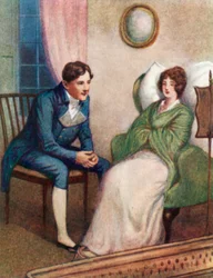 Ilustración de Orgullo y prejuicio de Jane Austen
