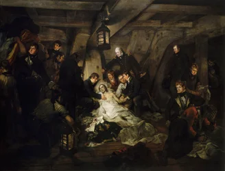 La muerte de Nelson, 21 de octubre de 1805