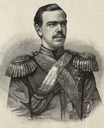 ALEJANDRO III de Rusia (1845-1894). Zar de Rusia (1881-1894), hijo y sucesor de Alejandro II. Grabado.