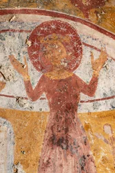 Anunciación, detalle