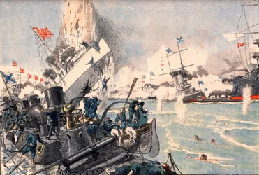 Batalla de Tsushima, Guerra Ruso-Japonesa - Guerra Ruso-Japonesa: Batalla Naval de Tsushima, "El Pequeño Diario" 11/6/1905.