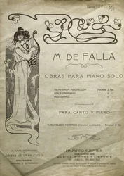 FALLA, Manuel de (1876-1946). Compositor y pianista español. Obras para piano solo y para piano y voz. Editadas en Madrid.