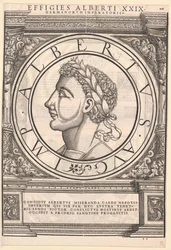 El rey alemán Alberto I (huella)