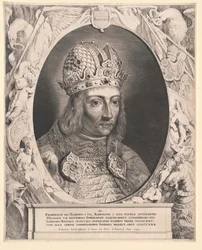 El rey alemán Federico III de la Bella
