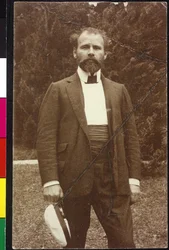 Gustav Klimt en el lago Attersee