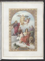 Homenaje con motivo del 50 aniversario del reinado del emperador Francisco José I.1898