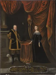 Juan Jorge I de Sajonia y Magdalena Sibila de Prusia (óleo sobre lienzo)