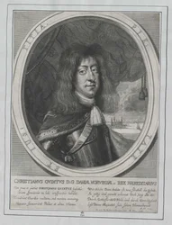 Rey de Dinamarca Christian V.