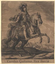 Rey de Suecia Carlos X. Gustavo
