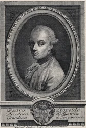 Leopoldo II, Emperador del Sacro Imperio Romano Germánico - Retrato de Pedro Leopoldo de Habsburgo-Lorena, Gran Duque de Toscana y Emperador del Sacro Imperio Romano Germánico