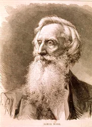 MORSE Samuel Finley Breese, inventor y pintor estadounidense (grabado)