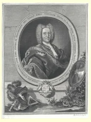 Nikolaus Bartholomew Barón von Danckelmann (huella)