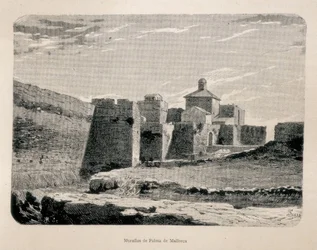 Palma de Mallorca. Paredes (grabado)